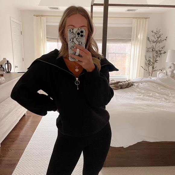 VARLEY Vine Half Zip Black Pullover XS - Picture 2 of 9